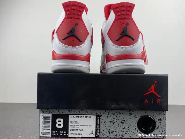 Official Maikesneakers DH6927-161 Jordan Air Cement 4 Red 0505